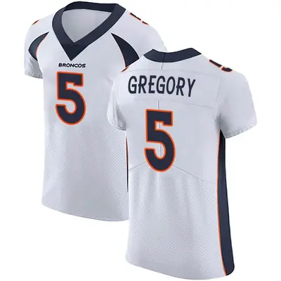 Men's Elite Randy Gregory Denver Broncos White Vapor Untouchable Jersey