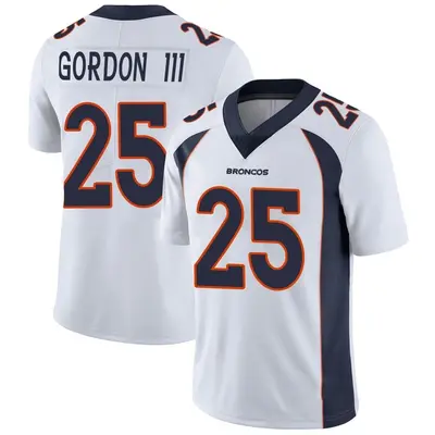 Men's Limited Melvin Gordon III Denver Broncos White Vapor Untouchable Jersey