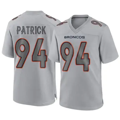 Youth Game Aaron Patrick Denver Broncos Gray Atmosphere Fashion Jersey