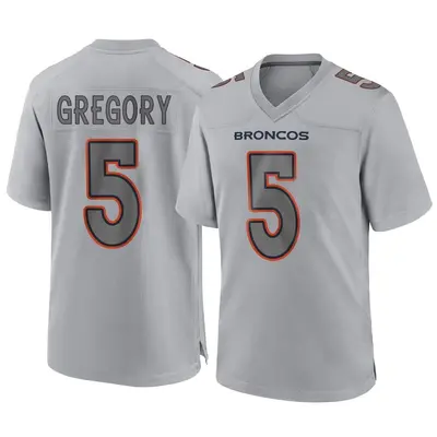 Youth Game Randy Gregory Denver Broncos Gray Atmosphere Fashion Jersey