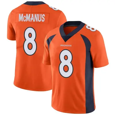 Youth Limited Brandon McManus Denver Broncos Orange Team Color Vapor Untouchable Jersey