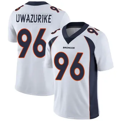 Youth Limited Eyioma Uwazurike Denver Broncos White Vapor Untouchable Jersey